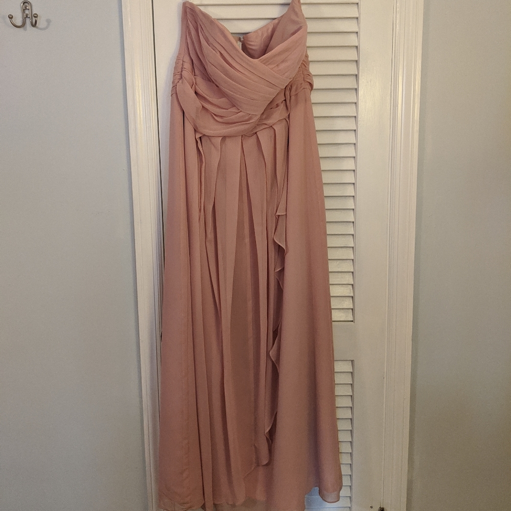 David's Bridal long dress size 18
